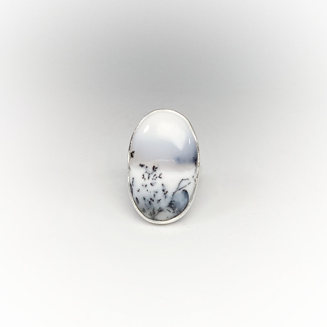 Dendritic Opal Ring