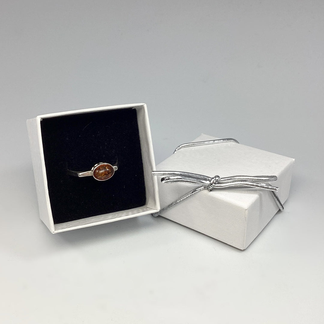 Cognac Amber Ring