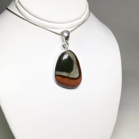 Polychrome Scenic Jasper Pendant