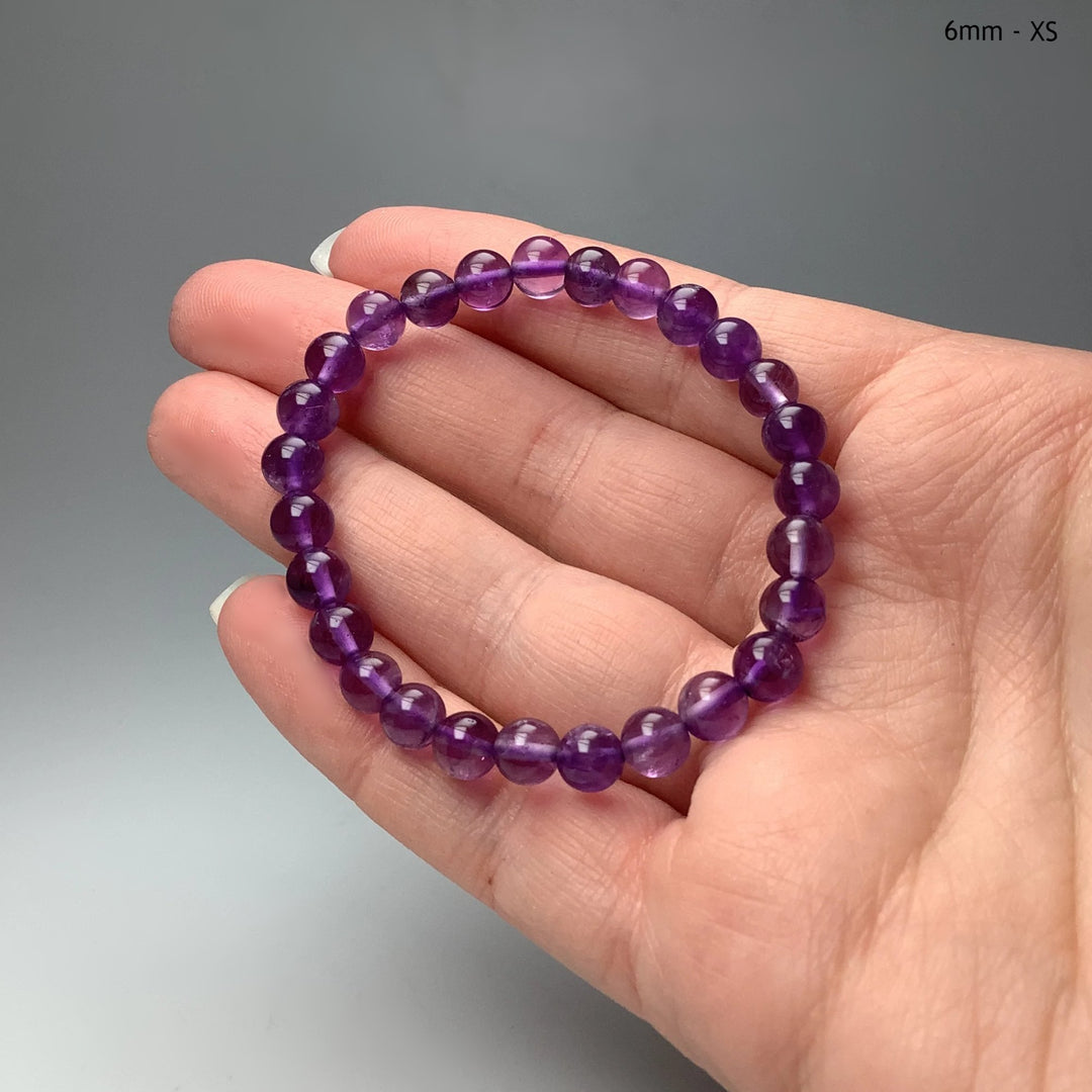 Amethyst Beaded Bracelet