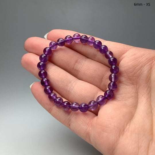 Amethyst Beaded Bracelet