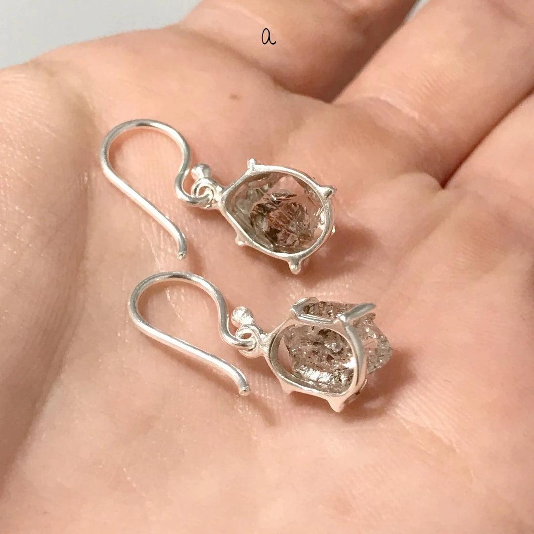 Herkimer Diamond Dangle Earrings at $99 Each