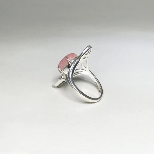 Pink Peruvian Opal Ring