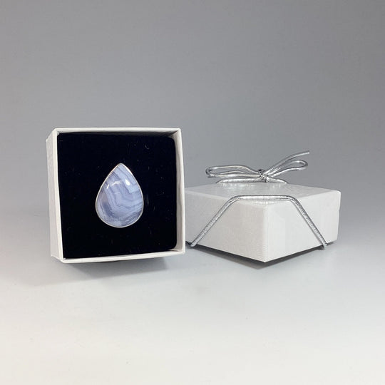 Blue Lace Agate Ring