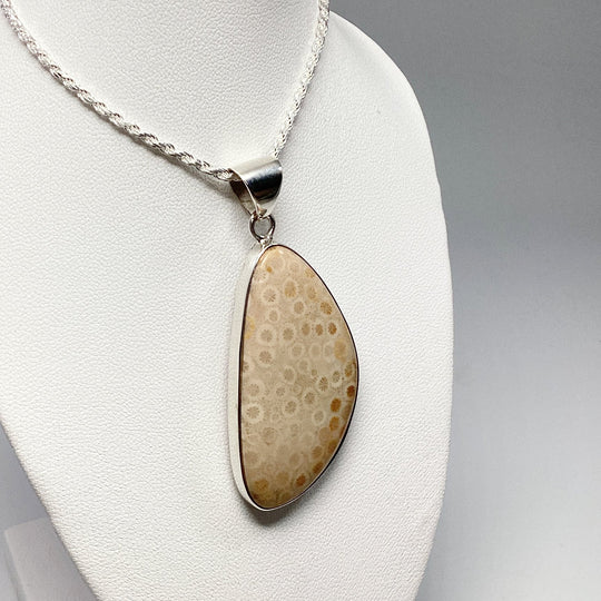 Fossilized Coral Pendant