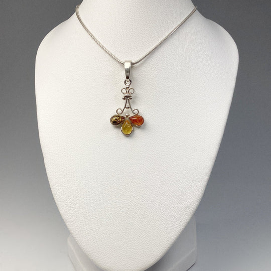 Mixed Amber Pendant