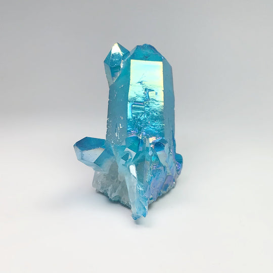 Rainbow Aqua Aura Quartz Cluster