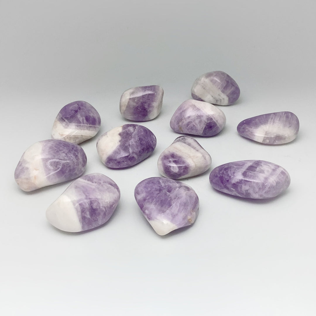 Chevron Amethyst Tumble at $10 Each