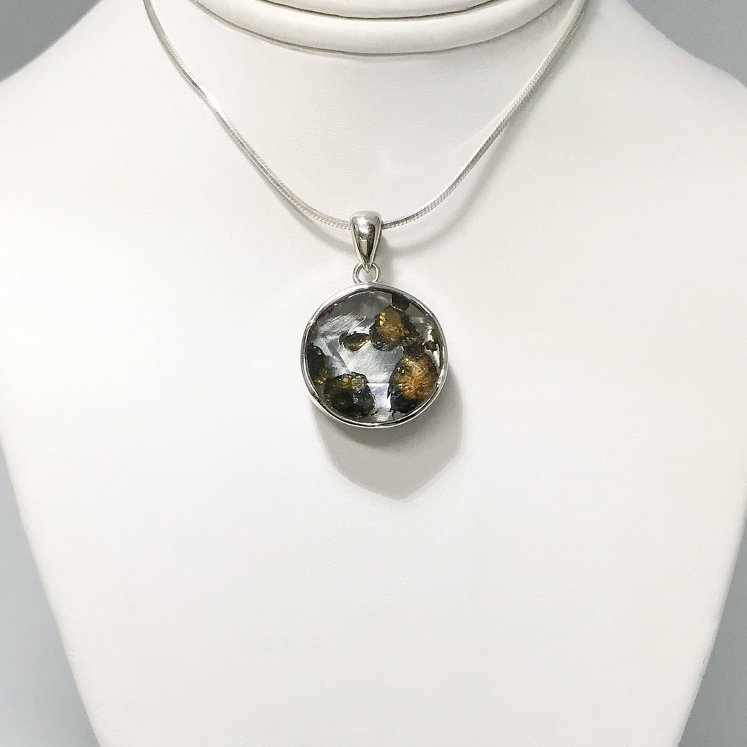 Sericho Meteorite Faceted Pendant