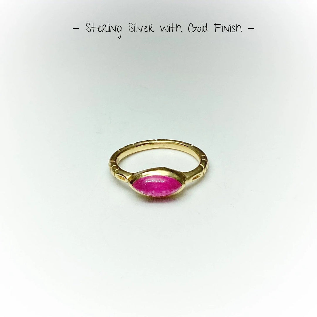 Pink Jade Ring