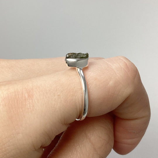 Moldavite Ring