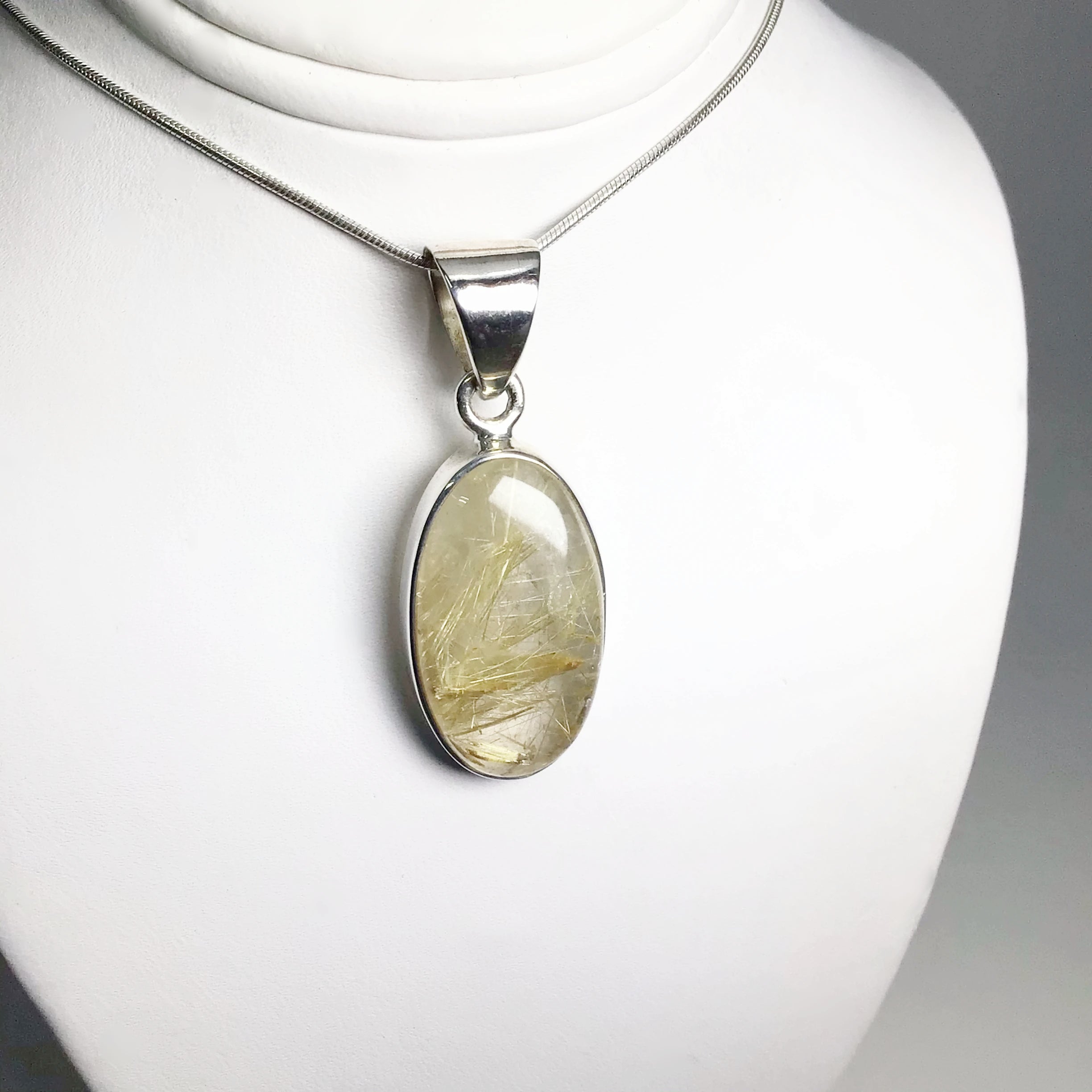 Rutilated Quartz Pendant