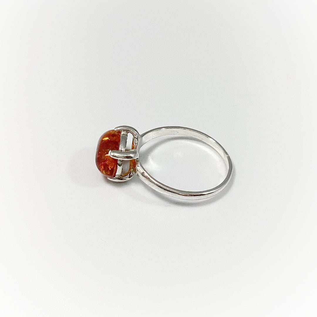 Cognac Amber Ring