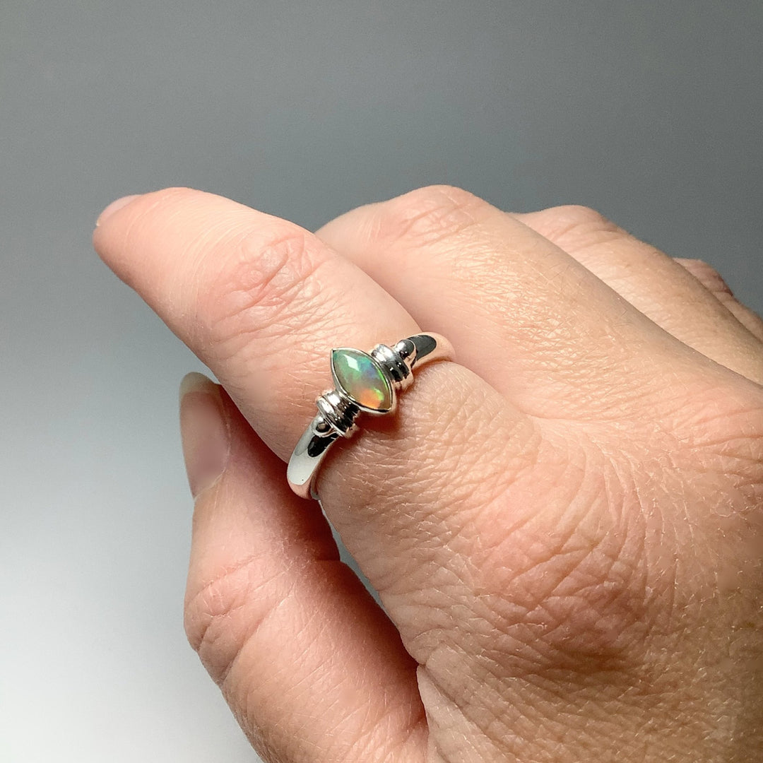 Ethiopian Fire Opal Ring