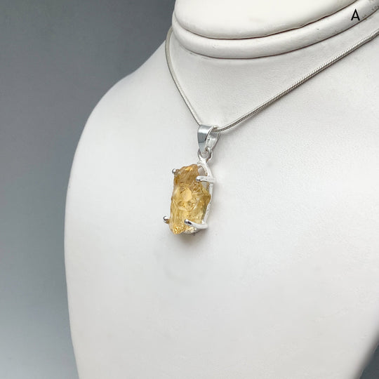 Raw Citrine Pendant at $115 Each