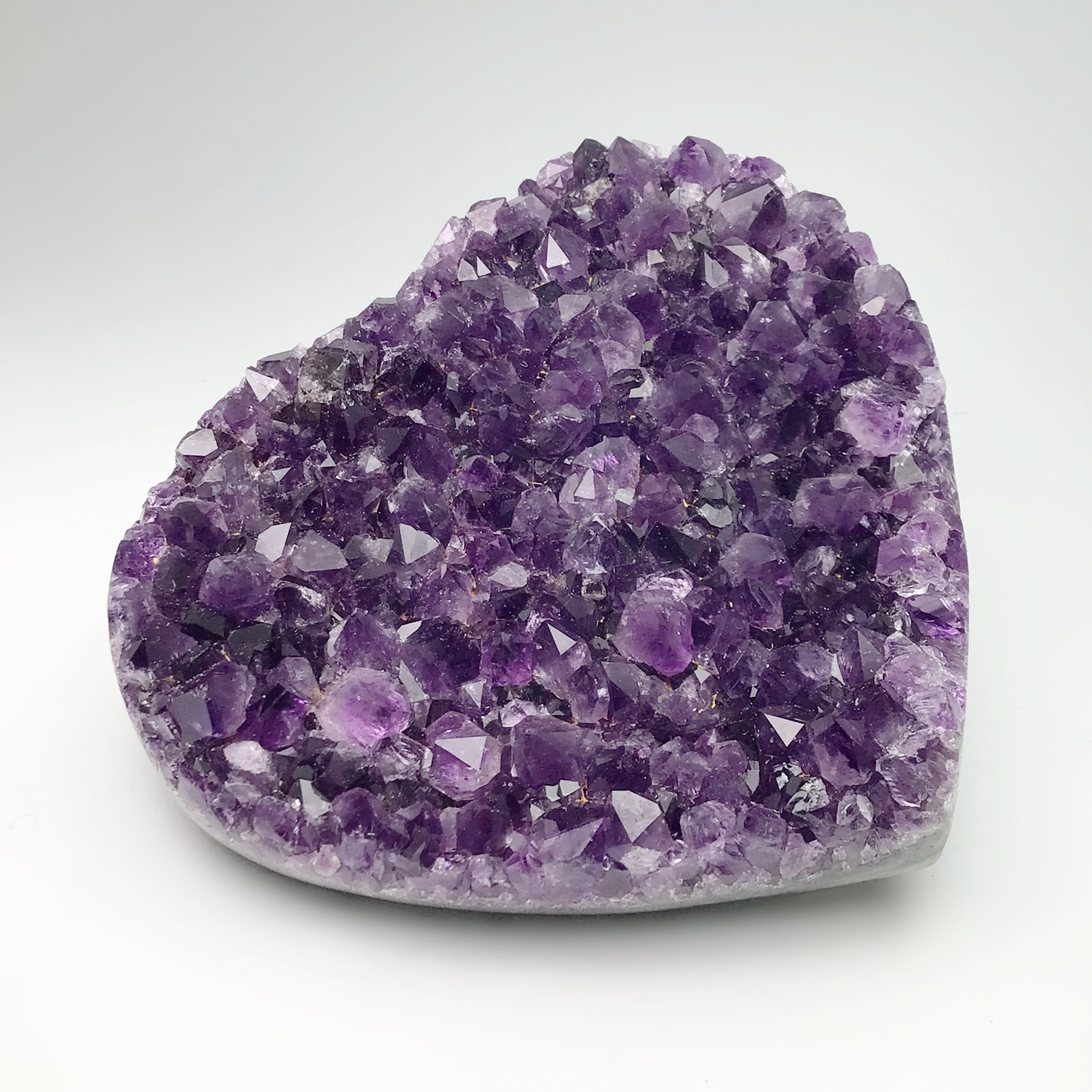 Amethyst Druze Cluster Heart