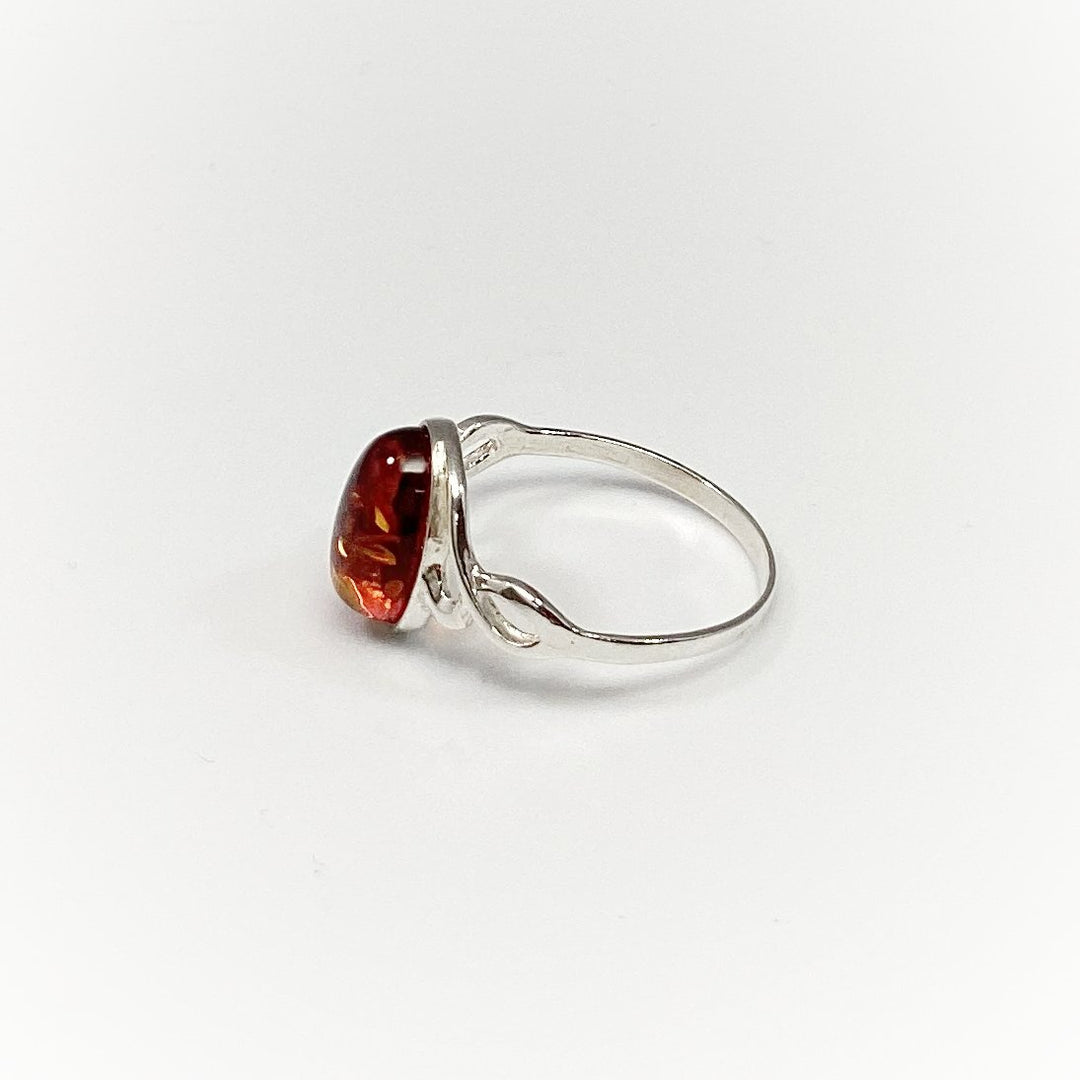 Cognac Amber Ring