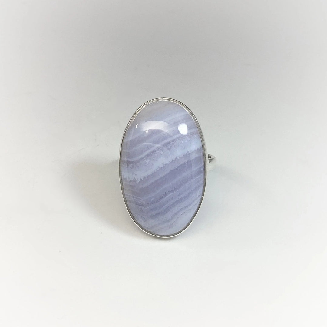 Blue Lace Agate Ring