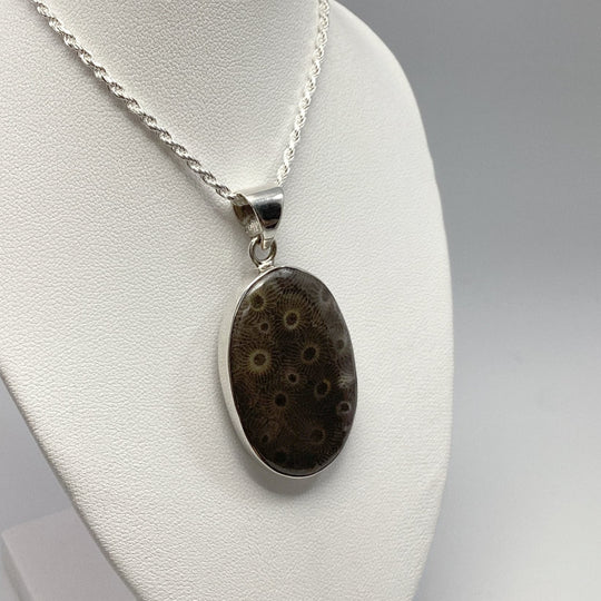 Fossilized Coral Pendant