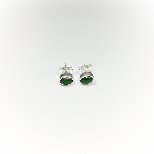 Green Aventurine Stud Earrings