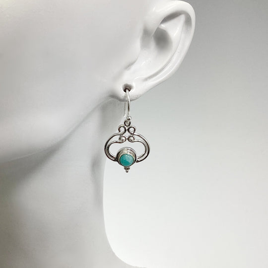 Amazonite Dangle Earrings