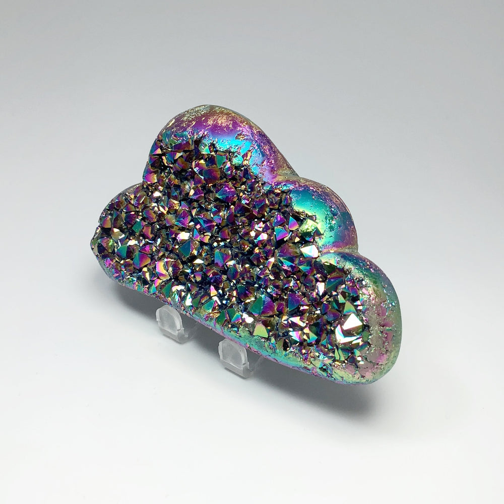 Rainbow Amethyst Druze Cluster Cloud Carving