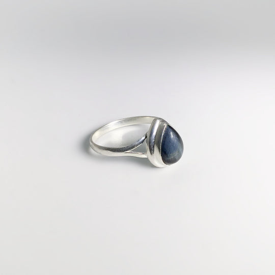 Blue Tiger Eye Ring