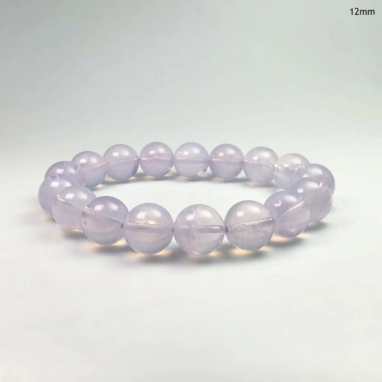 Moon Amethyst Beaded Bracelet