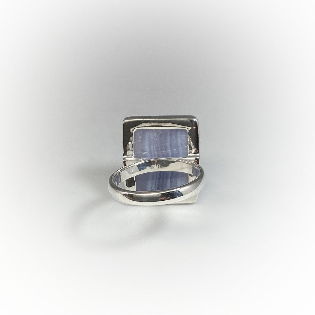 Blue Lace Agate Ring