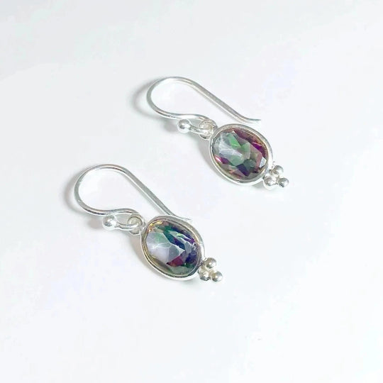 Mystic Topaz Dangle Earrings