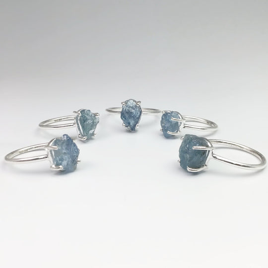 Raw Aquamarine Ring