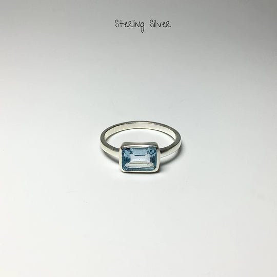 Blue Topaz Ring