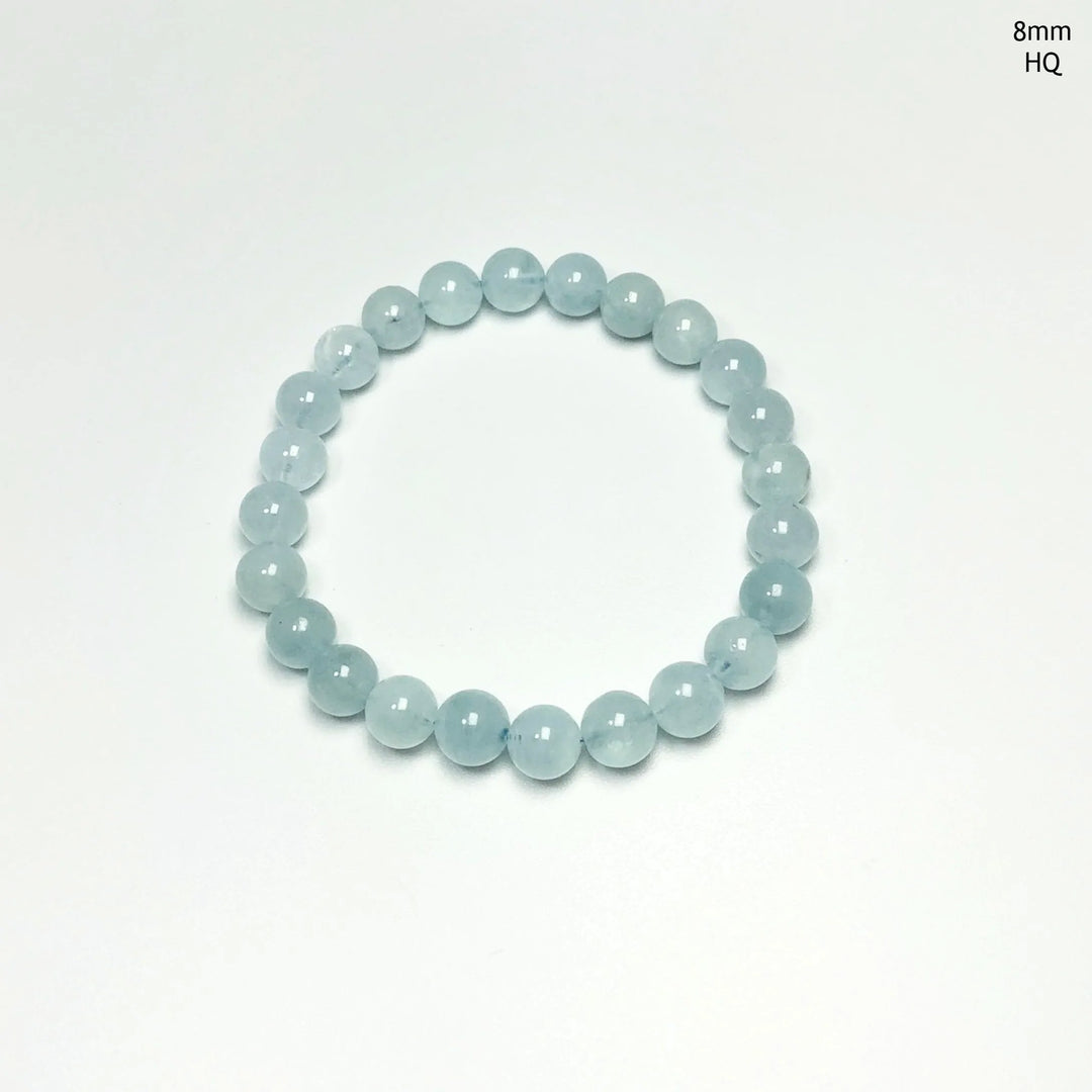 Aquamarine Beaded Bracelet