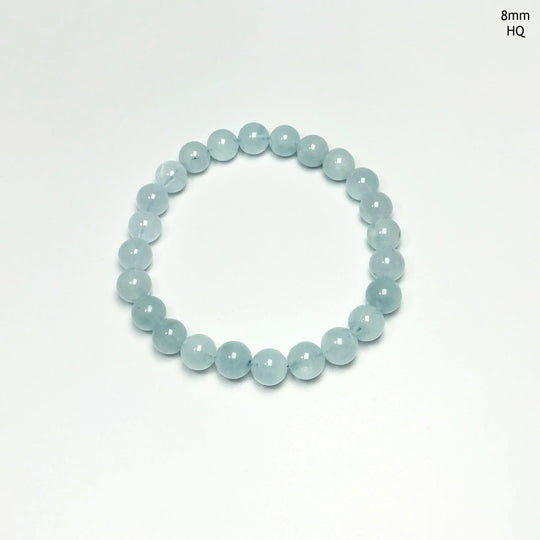 Aquamarine Beaded Bracelet