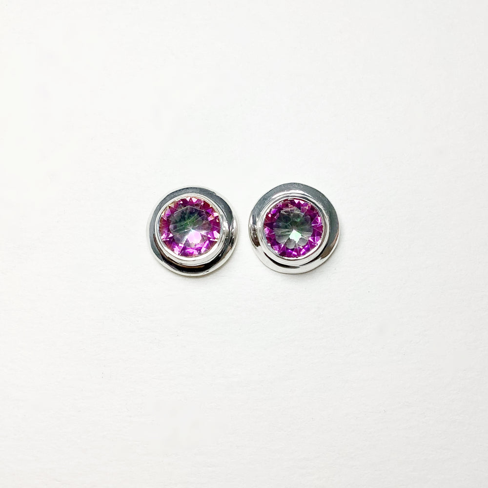 Mystic Topaz Stud Earrings