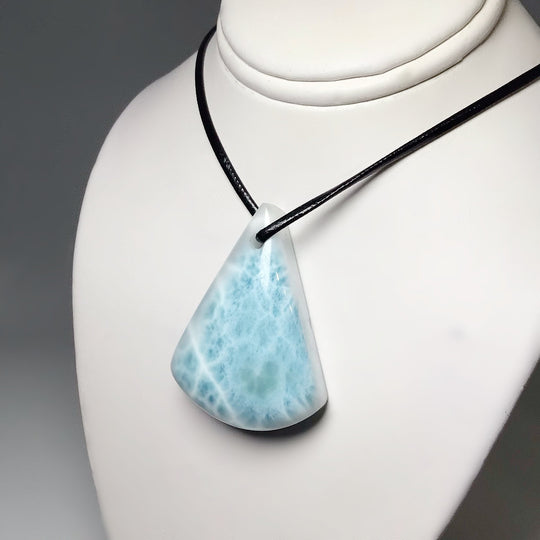 Larimar Drilled Pendant