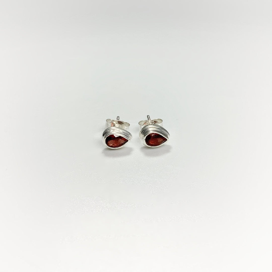 Garnet Stud Earrings