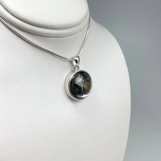 Sericho Meteorite Round Pendant