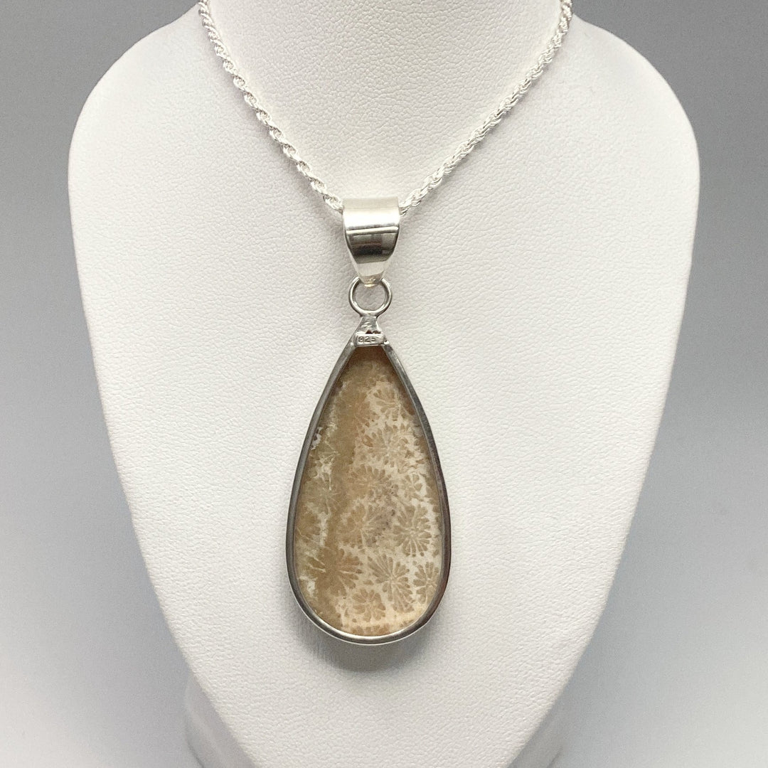 Fossilized Coral Pendant