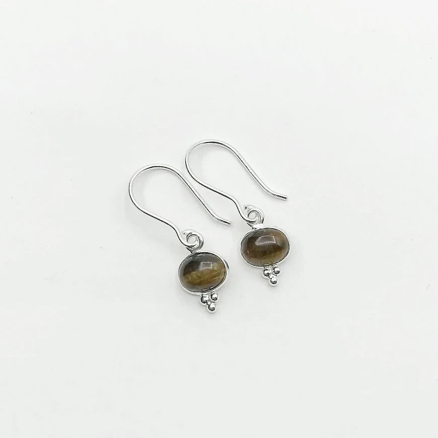 Tiger Eye Dangle Earrings