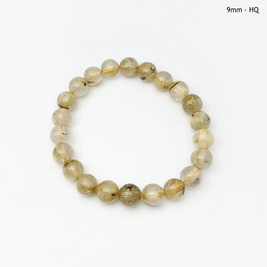 Rutilated Quartz Beaded Bracelet