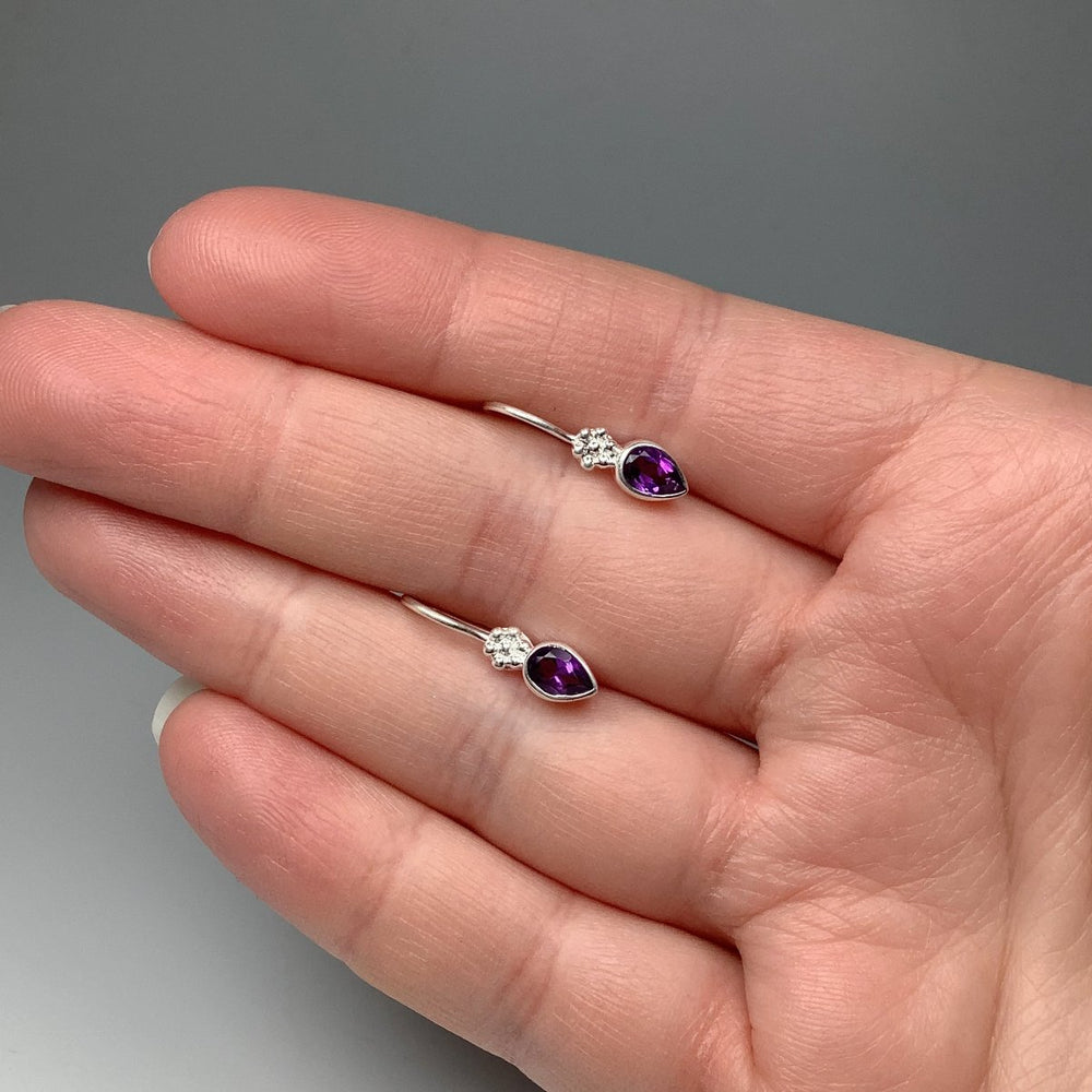 Amethyst Dangle Earrings