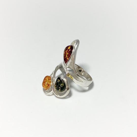 Mixed Amber Ring