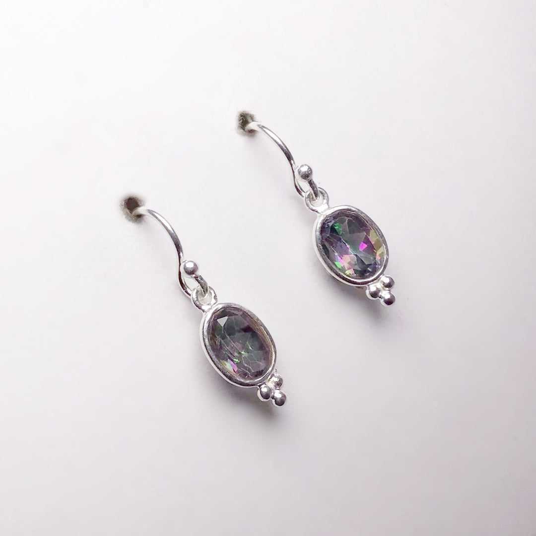 Mystic Topaz Dangle Earrings