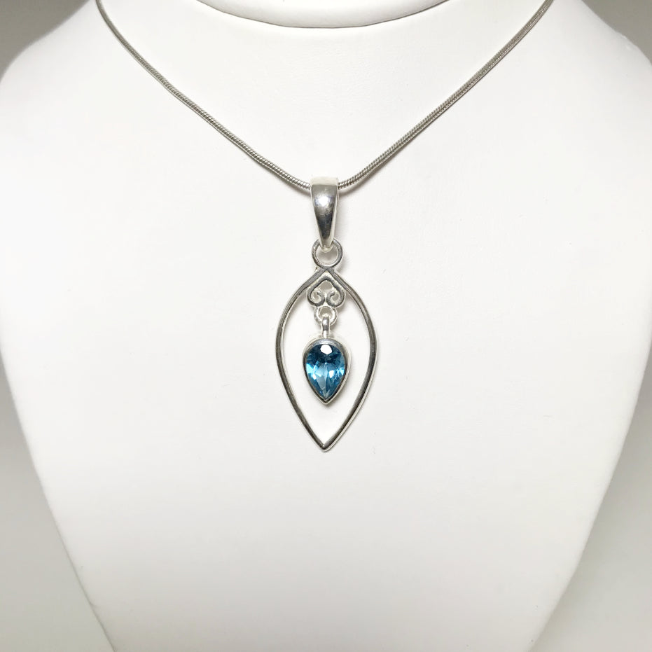 Blue Topaz Pendant