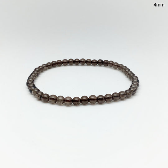 Smoky Quartz Beaded Bracelet