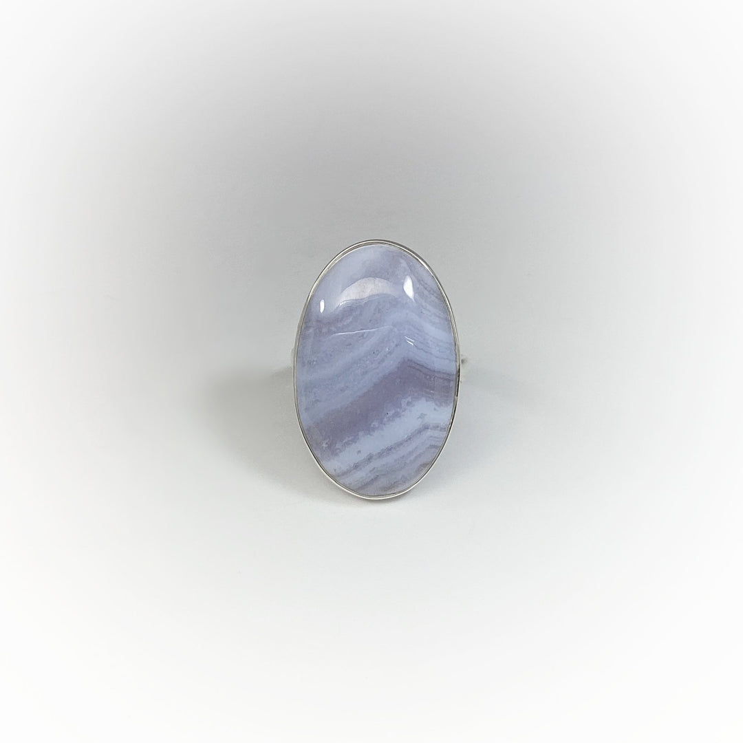 Blue Lace Agate Ring