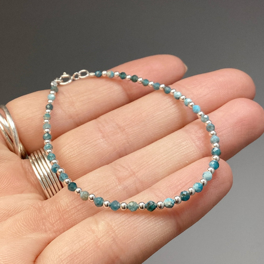 Blue Apatite Bracelet