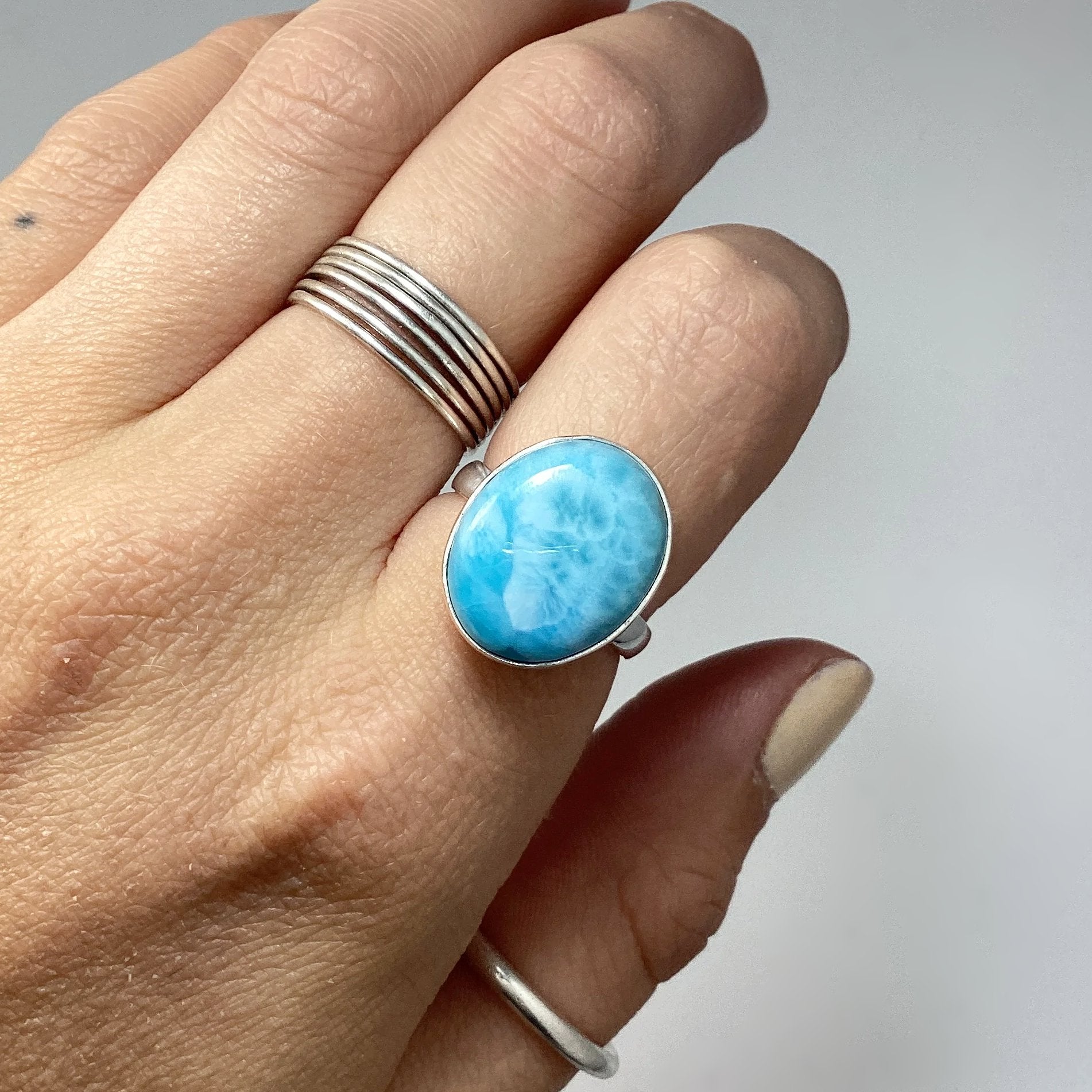 Larimar Ring