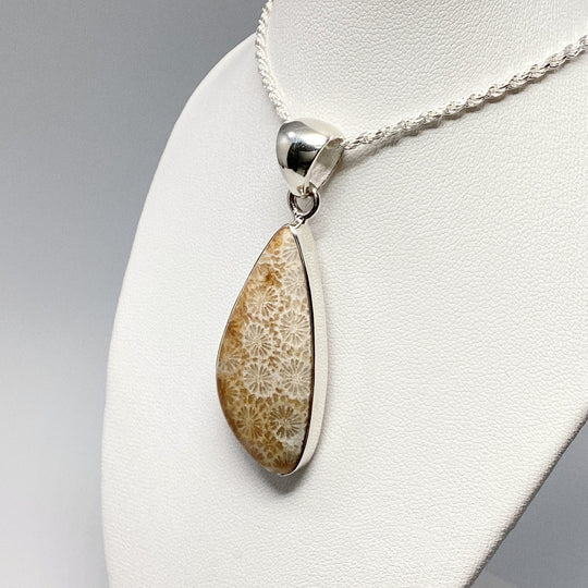 Fossilized Coral Pendant